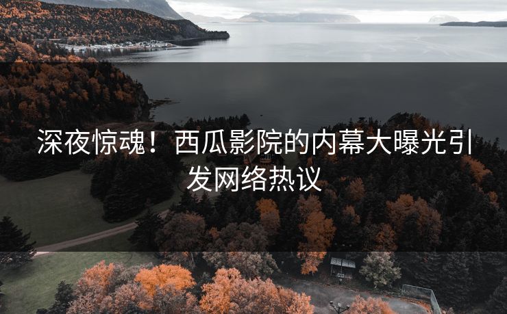 深夜惊魂！西瓜影院的内幕大曝光引发网络热议